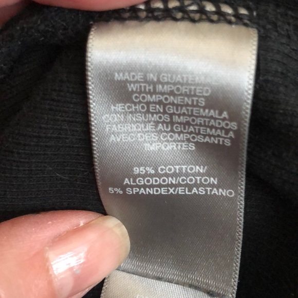 Black pull on 3/4 sleeve top - Picture 4 of 4